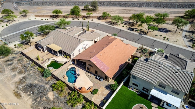 3028 W Parkside Ln, Phoenix, AZ 85027 - bird's eye view of a pool