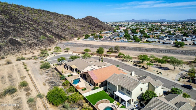 3028 W Parkside Ln, Phoenix, AZ 85027 - aerial view of residential area featuring a mountainous background