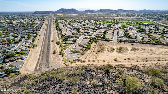 3028 W Parkside Ln, Phoenix, AZ 85027 - aerial view of residential area with mountains