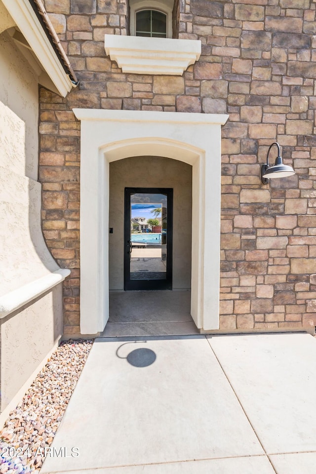 view of property entrance