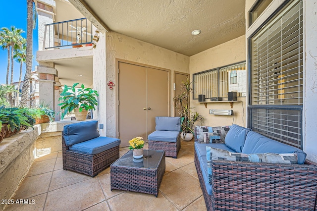 9707 E Mountain View Rd Unit 1408, Scottsdale, AZ 85258 - view of patio featuring outdoor lounge area