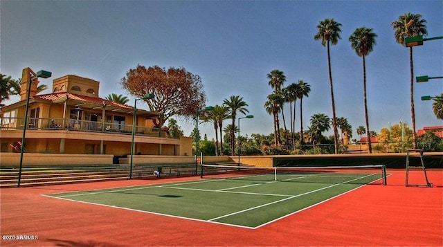 9707 E Mountain View Rd Unit 1408, Scottsdale, AZ 85258 - view of tennis court with community basketball court