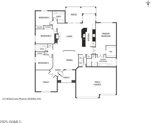 1213 W Beck Ln, Phoenix, AZ 85023 - view of property floor plan