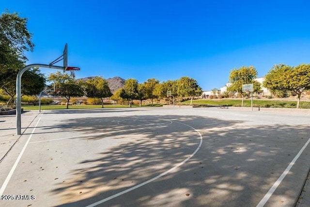 view of basketball court featuring community basketball court