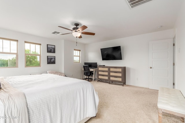 13380 N 148th Ave, Surprise, AZ 85379 - bedroom with carpet flooring, a ceiling fan, and baseboards