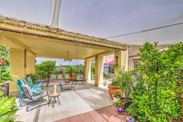 17374 W Adams St, Goodyear, AZ 85338 - view of patio featuring outdoor lounge area