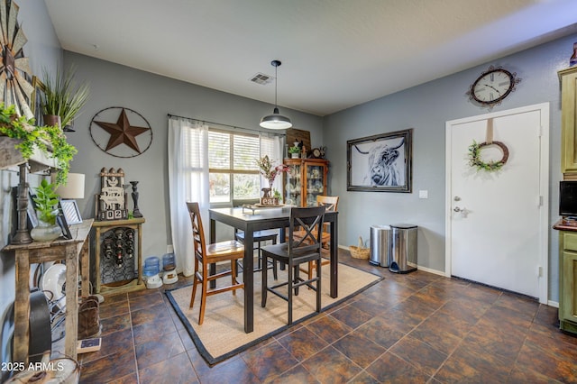 view of dining area