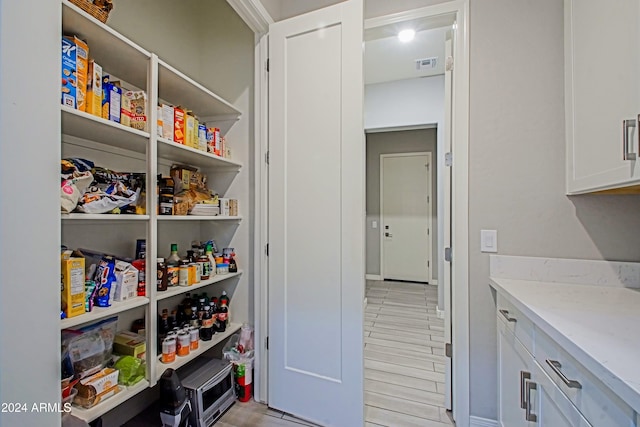 view of pantry