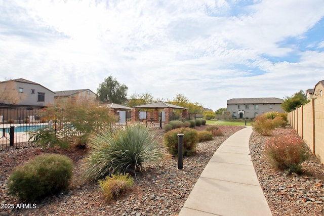 view of community with a swimming pool