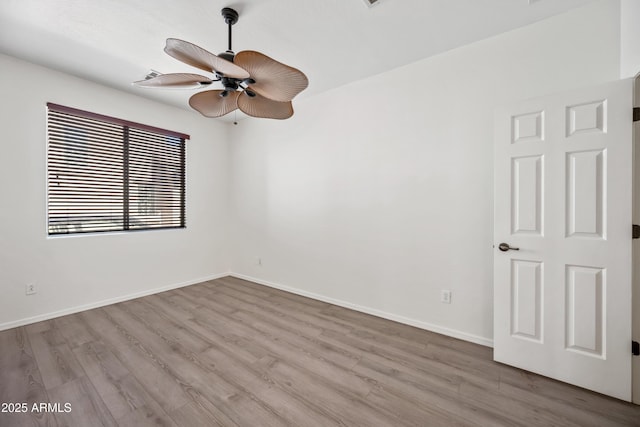 3850 E Geronimo St, Gilbert, AZ 85295 - empty room featuring ceiling fan and wood finished floors