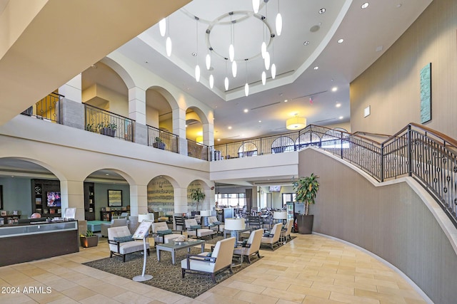 view of community lobby