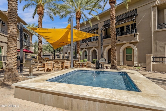 6565 E Thomas Rd Unit 1096, Scottsdale, AZ 85251 - view of swimming pool with a swimming pool and a patio area