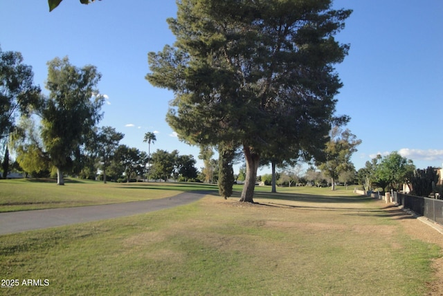 view of road