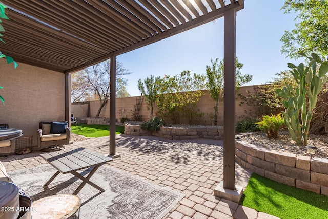 view of patio