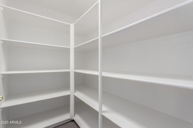 view of storage area