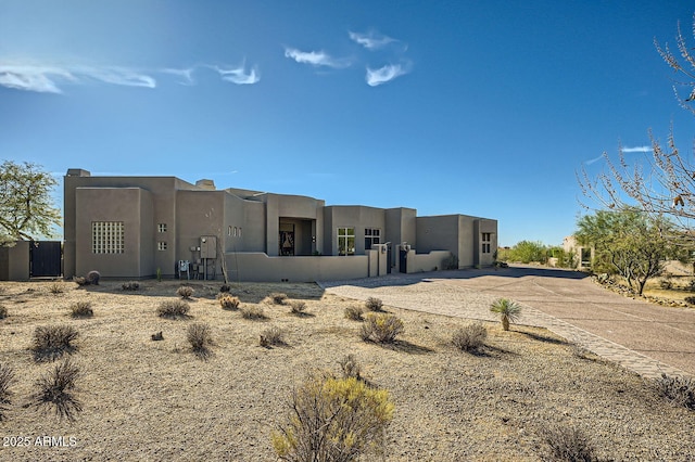 view of adobe home