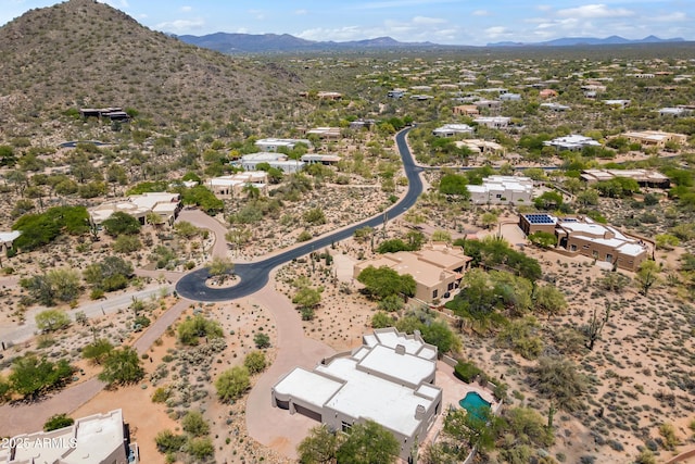 8300 E Dixileta Dr Unit 281, Scottsdale, AZ 85266 - birds eye view of property featuring a residential view and a mountain view
