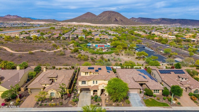 13336 W Via Caballo Blanco, Peoria, AZ 85383 - bird's eye view with a mountain view and a residential view