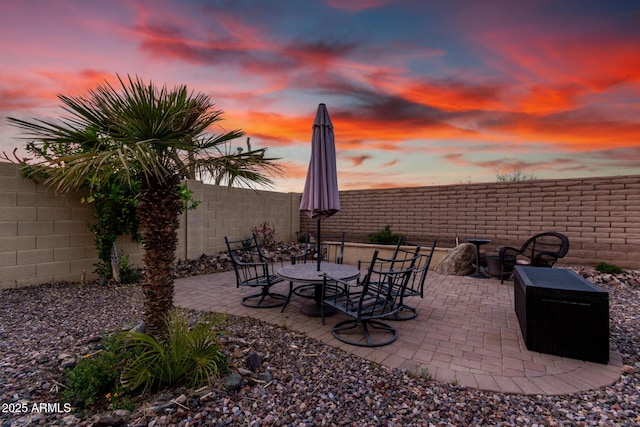 13336 W Via Caballo Blanco, Peoria, AZ 85383 - view of patio / terrace featuring a fenced backyard