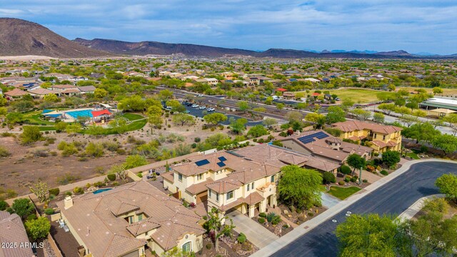 13336 W Via Caballo Blanco, Peoria, AZ 85383 - aerial view with a residential view and a mountain view