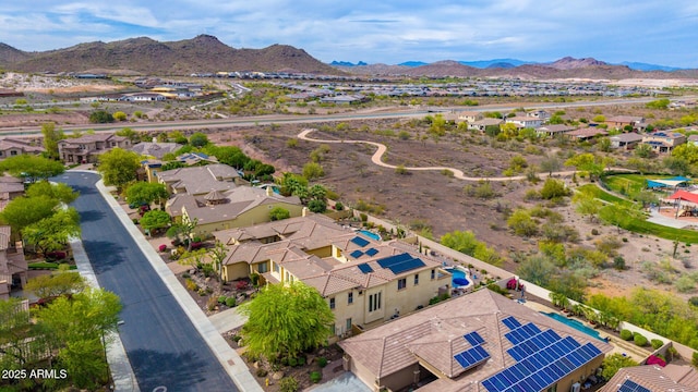 13336 W Via Caballo Blanco, Peoria, AZ 85383 - bird's eye view featuring a residential view and a mountain view