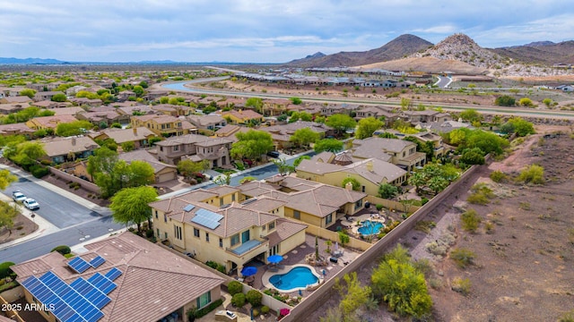 13336 W Via Caballo Blanco, Peoria, AZ 85383 - birds eye view of property featuring a mountain view and a residential view