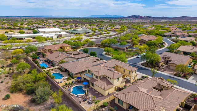 13336 W Via Caballo Blanco, Peoria, AZ 85383 - aerial view featuring a mountain view and a residential view