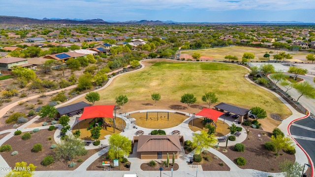 13336 W Via Caballo Blanco, Peoria, AZ 85383 - drone / aerial view featuring a residential view and a mountain view