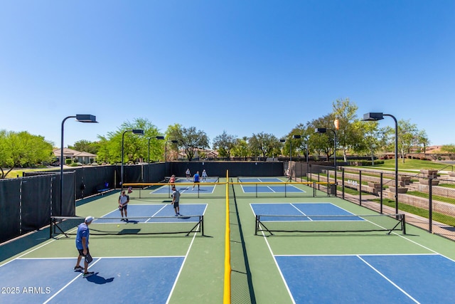 13336 W Via Caballo Blanco, Peoria, AZ 85383 - view of tennis court with fence and community basketball court