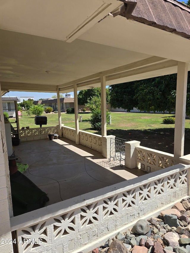 view of patio