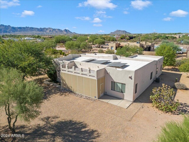 14428 E Monument Dr, Scottsdale, AZ 85262 - drone / aerial view featuring a mountain view