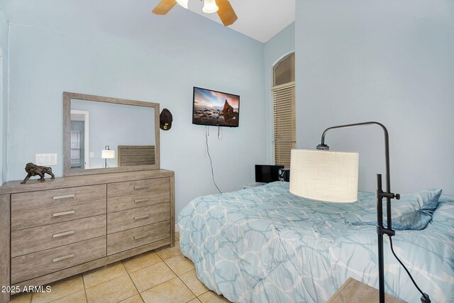 10226 W Country Club Trl, Peoria, AZ 85383 - bedroom featuring light tile patterned flooring and ceiling fan