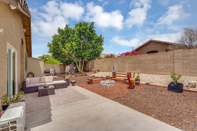 10226 W Country Club Trl, Peoria, AZ 85383 - fenced backyard with a patio area and outdoor lounge area
