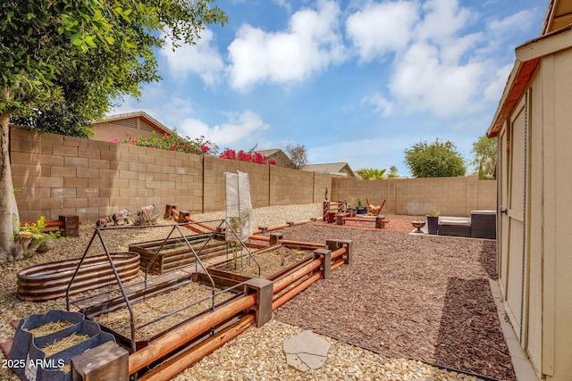 10226 W Country Club Trl, Peoria, AZ 85383 - fenced backyard featuring a vegetable garden