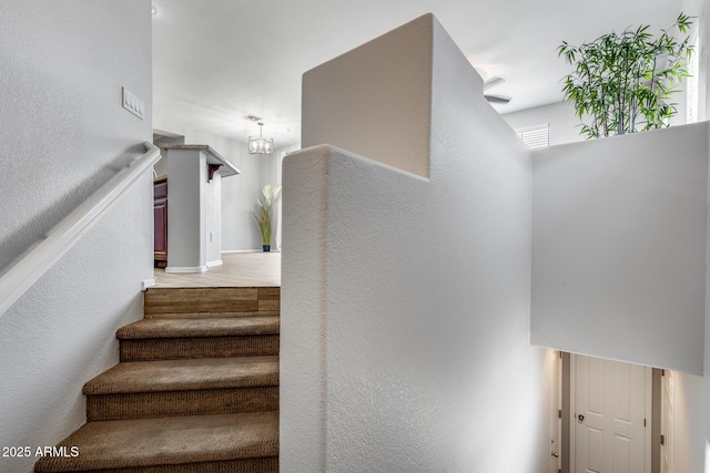 2941 E Darrow St, Phoenix, AZ 85042 - stairs featuring a textured wall