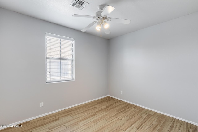 2941 E Darrow St, Phoenix, AZ 85042 - spare room featuring light wood-type flooring and a ceiling fan