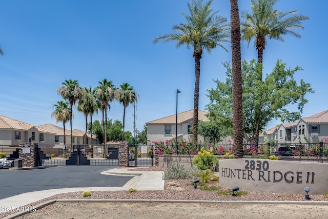 2941 E Darrow St, Phoenix, AZ 85042 - community sign with a residential view and a gate