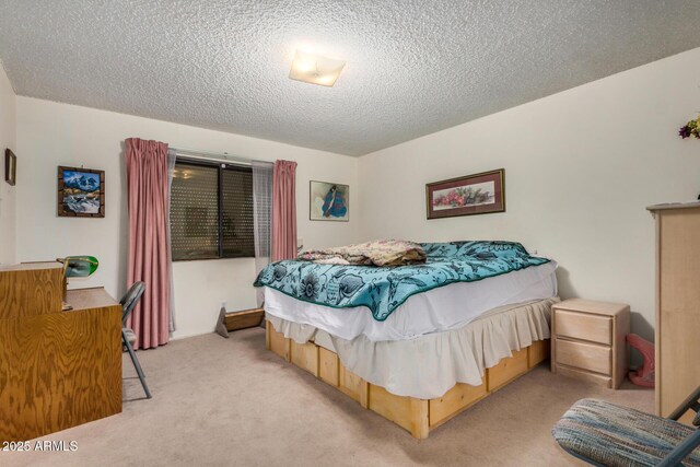 619 E Elaine St, Casa Grande, AZ 85122 - bedroom featuring a textured ceiling and light carpet