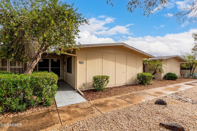 view of ranch-style house