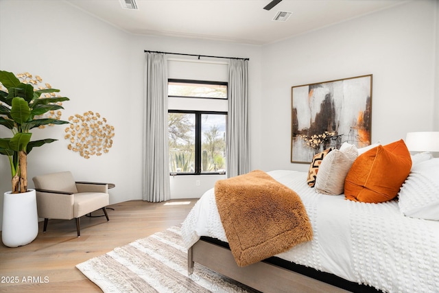 30600 N Pima Rd Unit 89, Scottsdale, AZ 85266 - bedroom with wood finished floors and visible vents