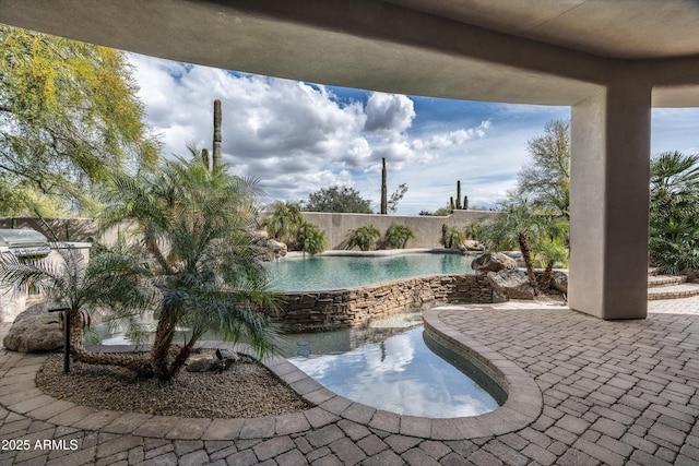 30600 N Pima Rd Unit 89, Scottsdale, AZ 85266 - view of swimming pool with a fenced in pool and a patio area