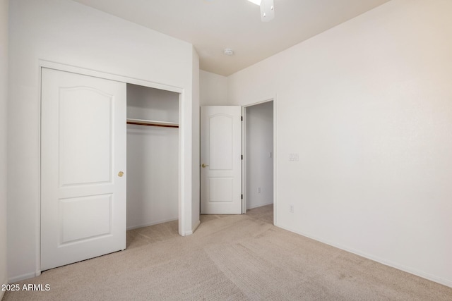 2732 E Tyson St, Chandler, AZ 85225 - unfurnished bedroom featuring carpet flooring, a closet, and baseboards