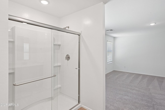 5535 S 240th Ln, Buckeye, AZ 85326 - full bathroom featuring a shower stall and recessed lighting