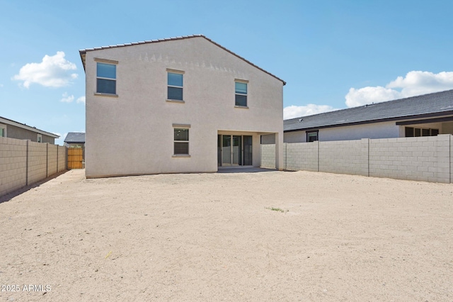5535 S 240th Ln, Buckeye, AZ 85326 - rear view of house featuring a fenced backyard and stucco siding