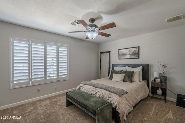 1461 W Tara Dr, Gilbert, AZ 85233 - bedroom featuring carpet floors, baseboards, and a ceiling fan