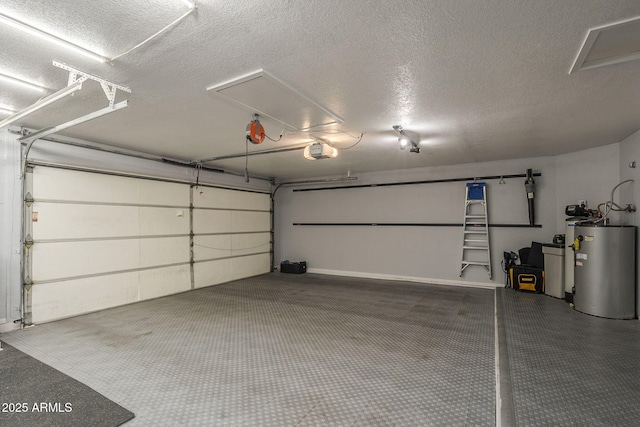 1461 W Tara Dr, Gilbert, AZ 85233 - garage with water heater and a garage door opener
