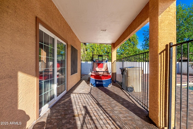 exterior space featuring a balcony