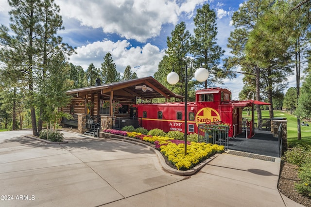 view of property's community featuring a playground