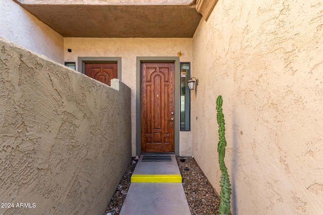 view of property entrance