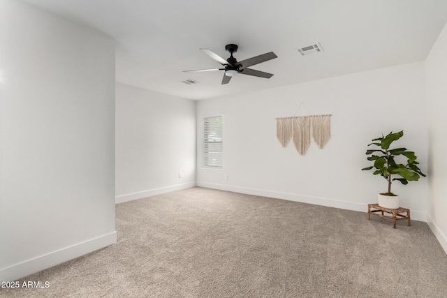 3008 S Saguaro Cir, Mesa, AZ 85202 - carpeted empty room featuring a ceiling fan and baseboards